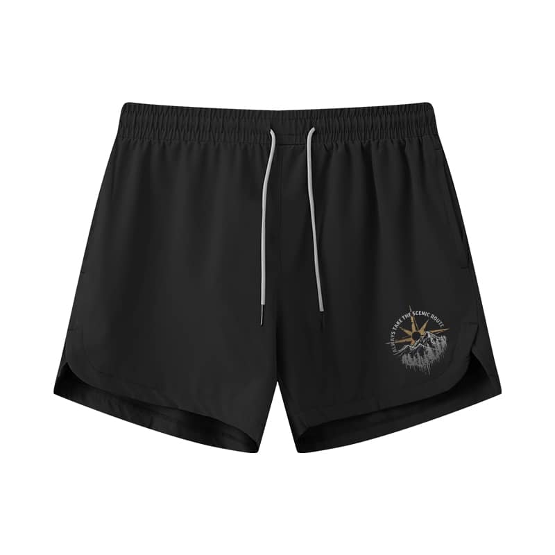 Ta alltid den vyerike ruten – Atletiske hurtørtøy shorts – Norday SE