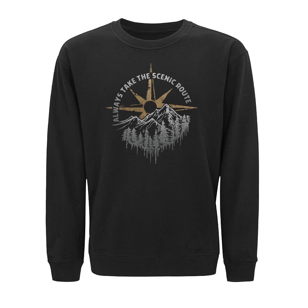Ta alltid den sceniske veien Sweatshirt - Norday SE
