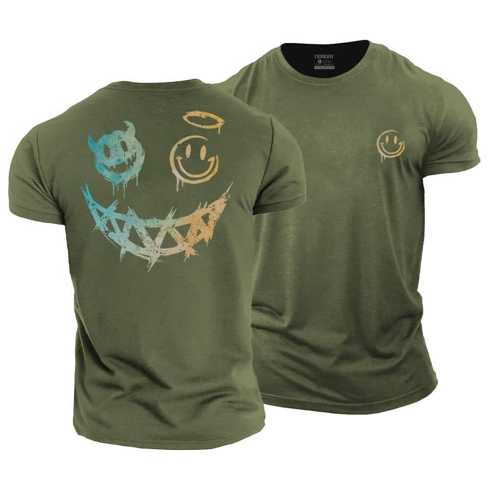 Angel Devil Smiley T-Shirt - Norday SE
