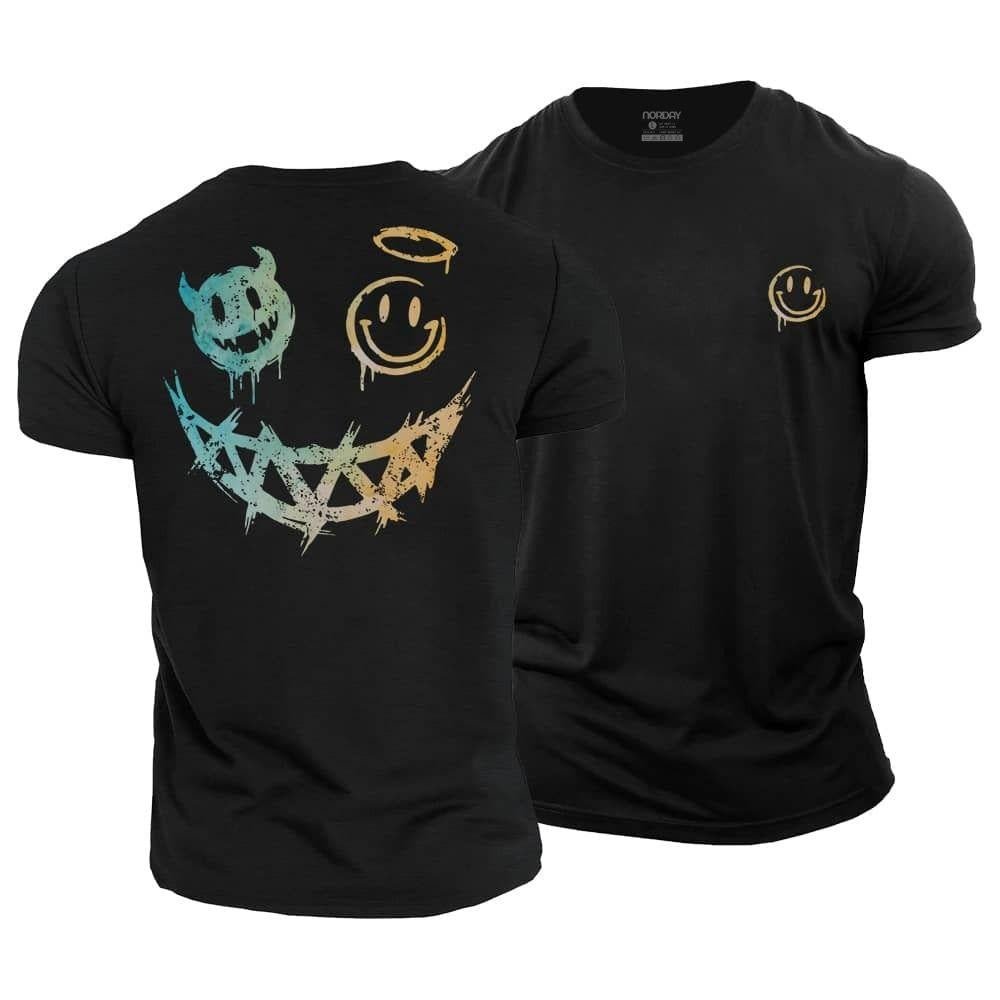 Angel Devil Smiley T-Shirt - Norday SE