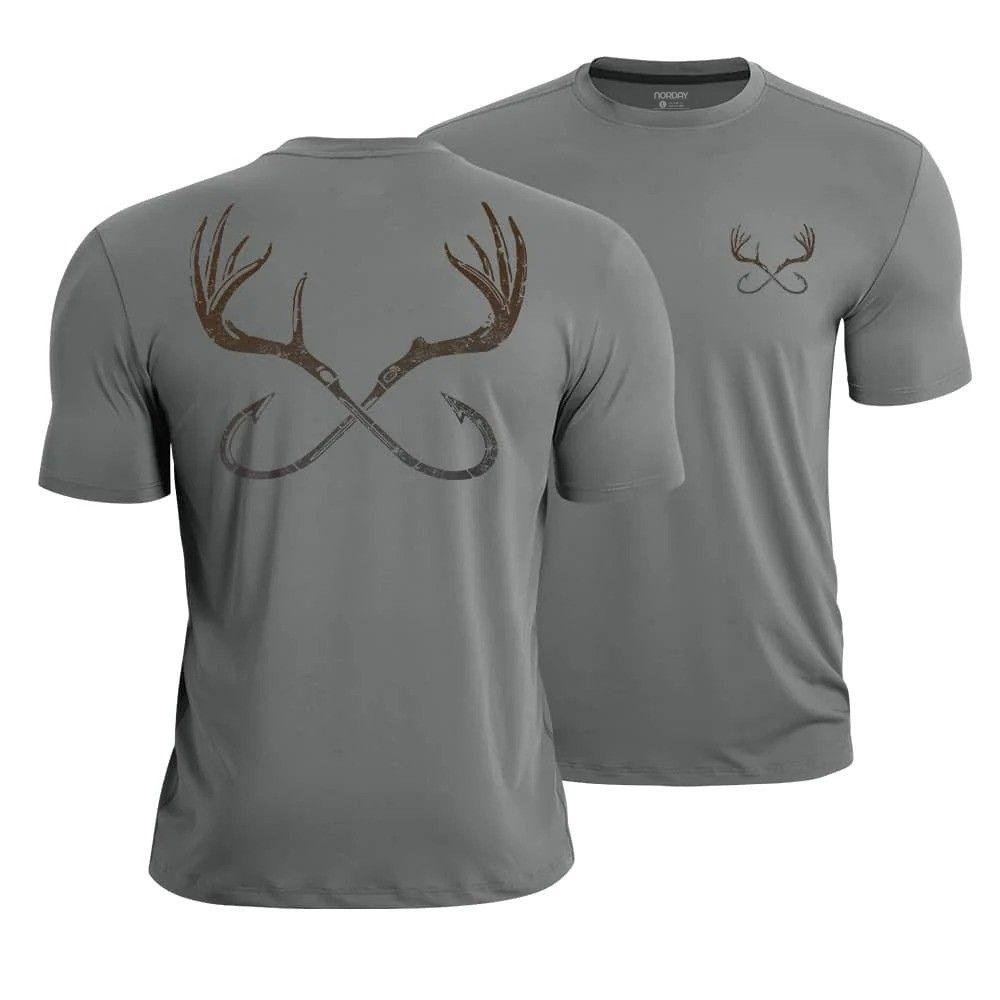 Antler And Hook Quick - Dry T-Shirt - Norday SE
