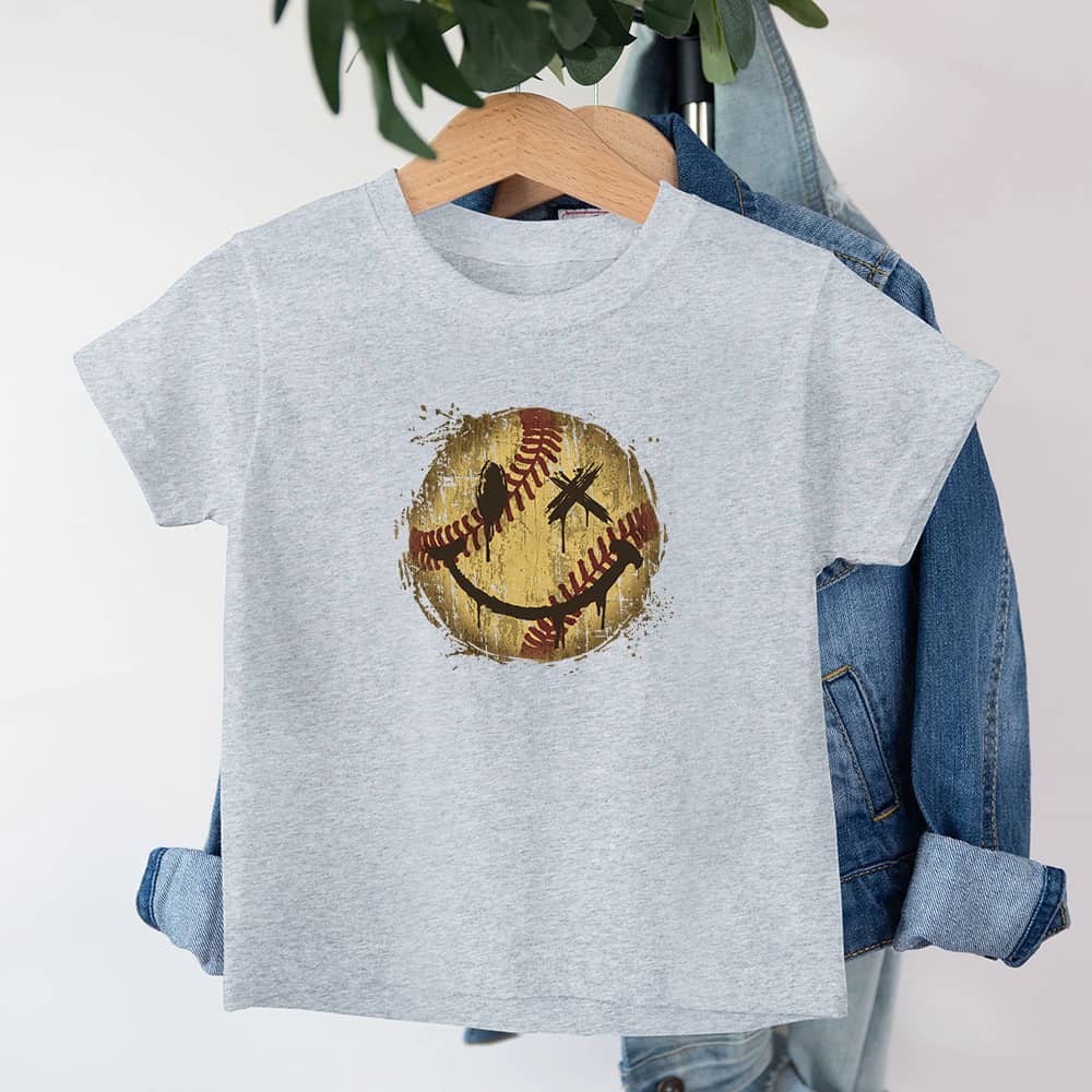 Baseball Smiley Barn T-skjorte - Norday SE