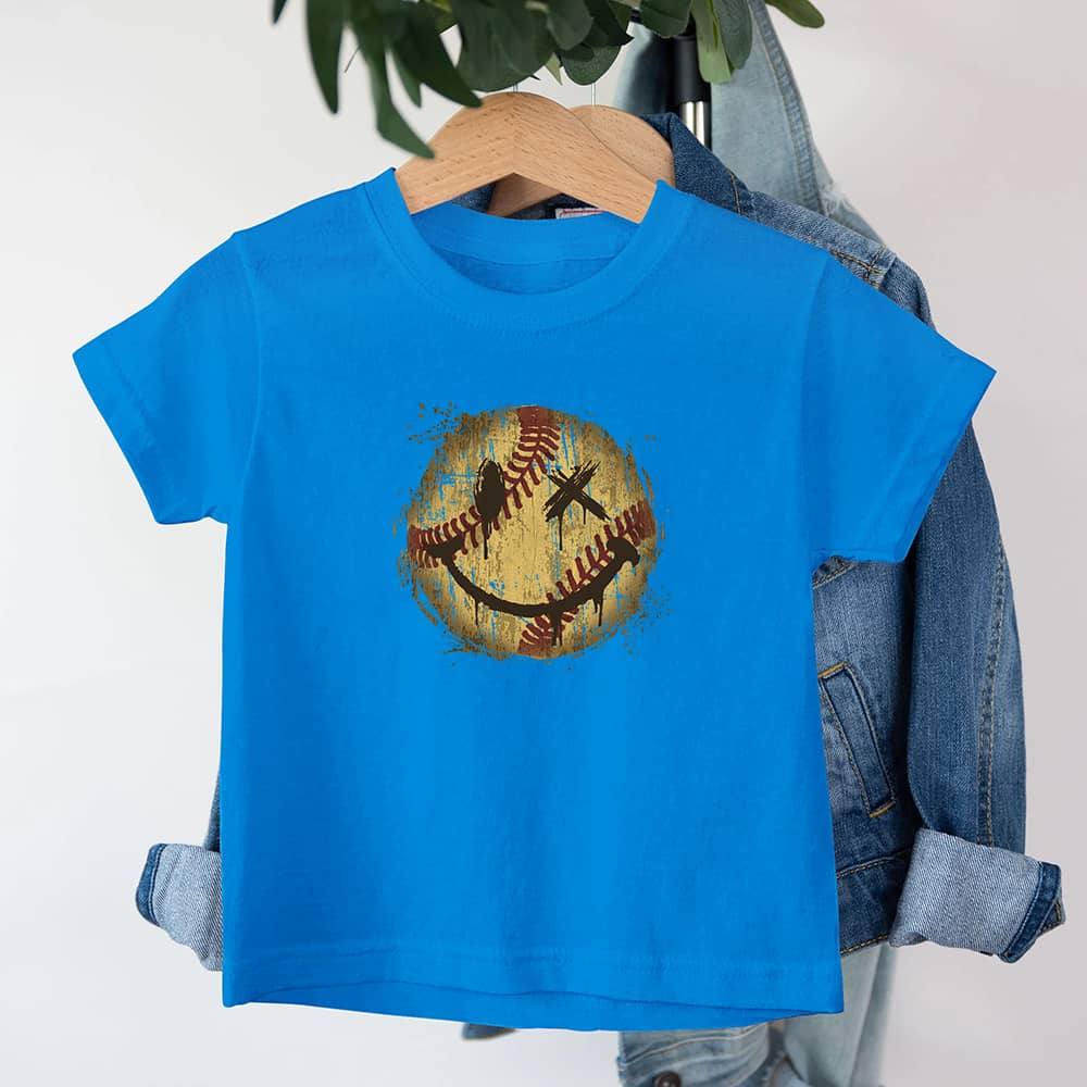 Baseball Smiley Barn T-skjorte - Norday SE