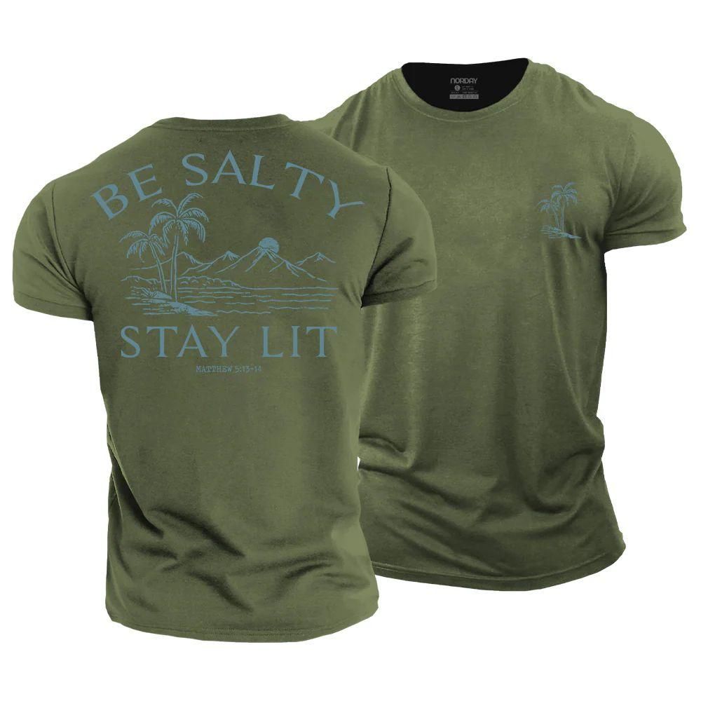 Be Salty Stay Lit T-skjorte - Norday SE