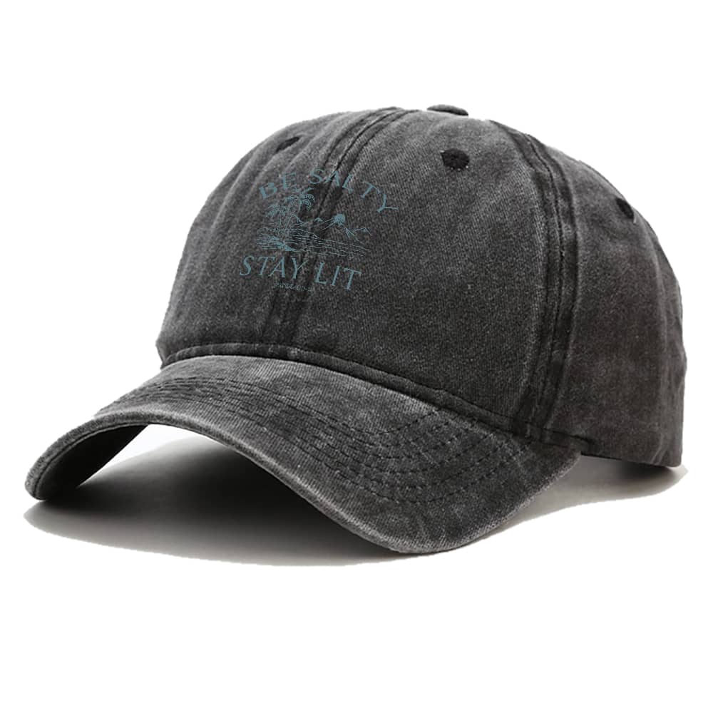 Be Salty Stay Lit Vintage Keps - Norday SE