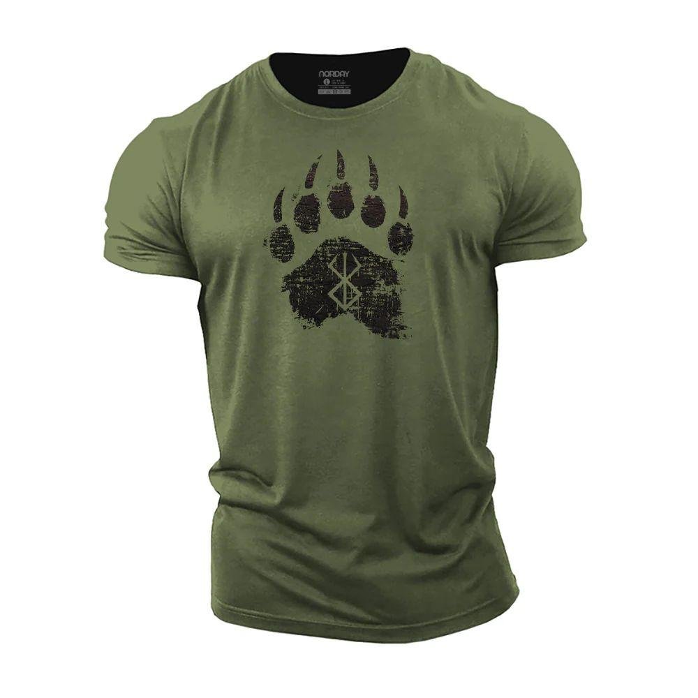 Berserker Rune Bears Paw T-Shirt - Norday SE