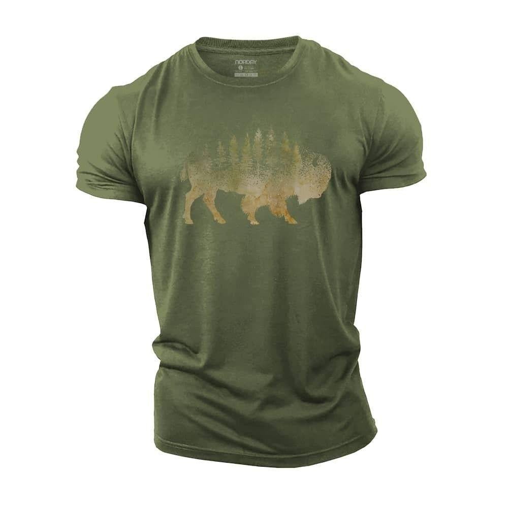 Bison Forest T-Shirt - Norday SE