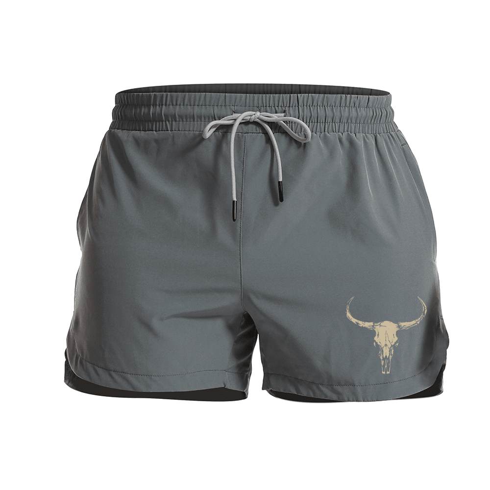 Bull Skull Athletic Quick - Dry Shorts - Norday SE