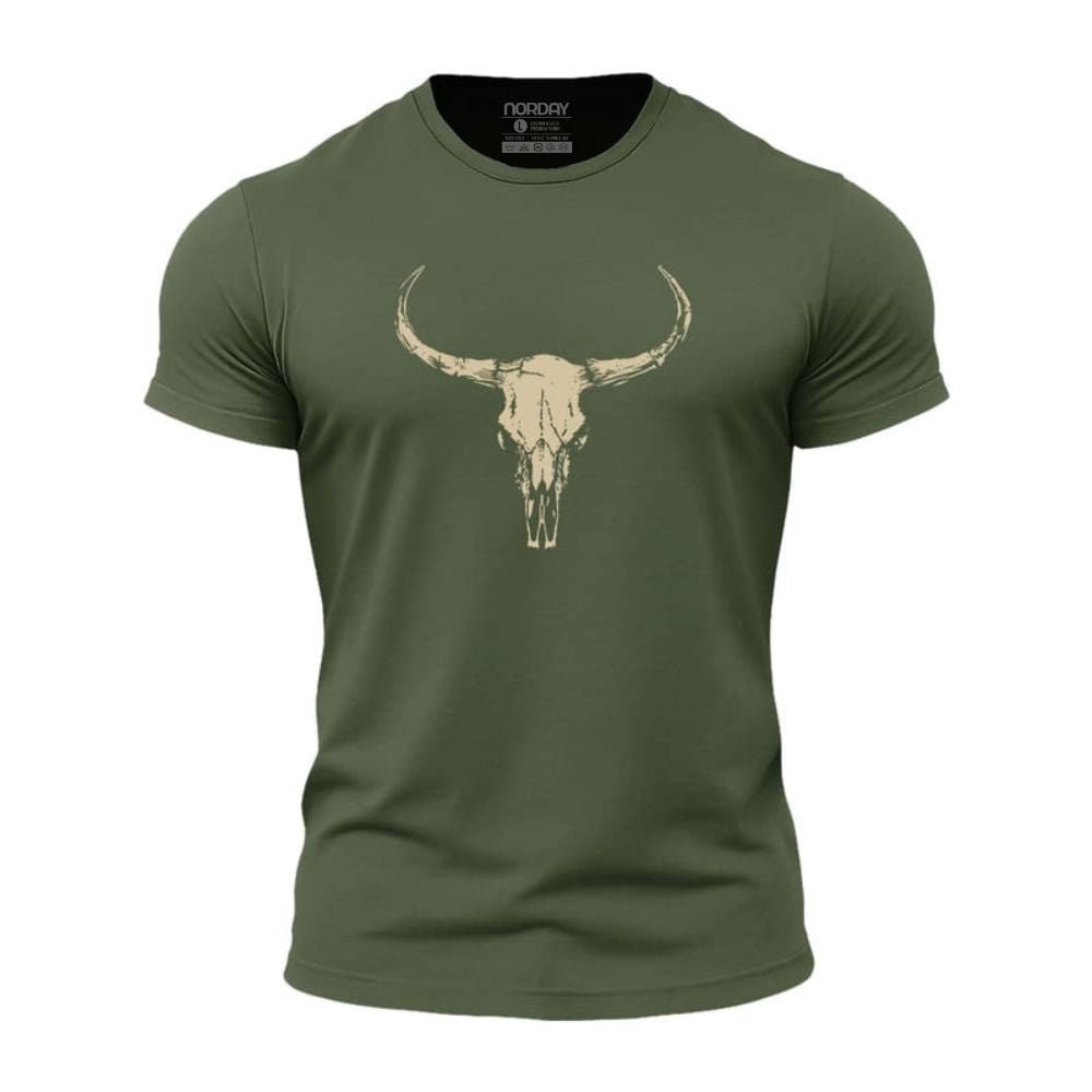 Bull Skull Idretts Quick-Dry T-skjorte - Norday SE