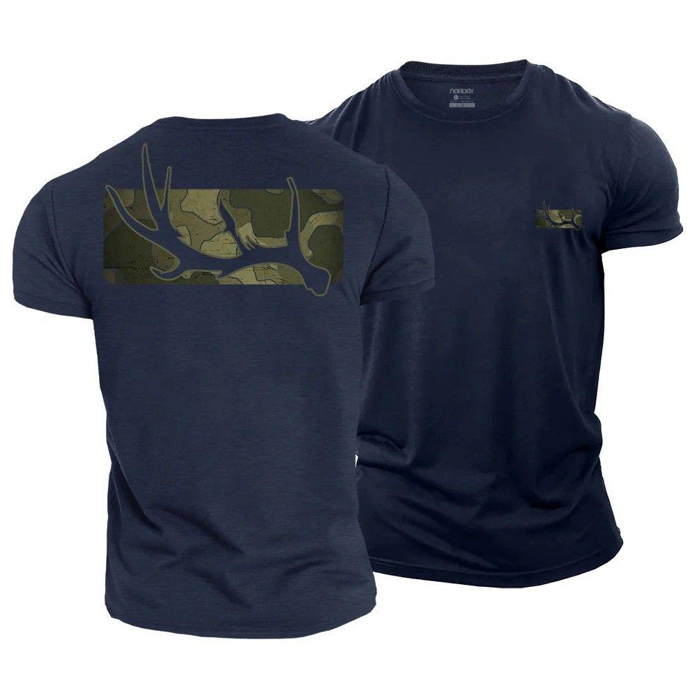 Camo Antler Bar T-Shirt - Norday SE