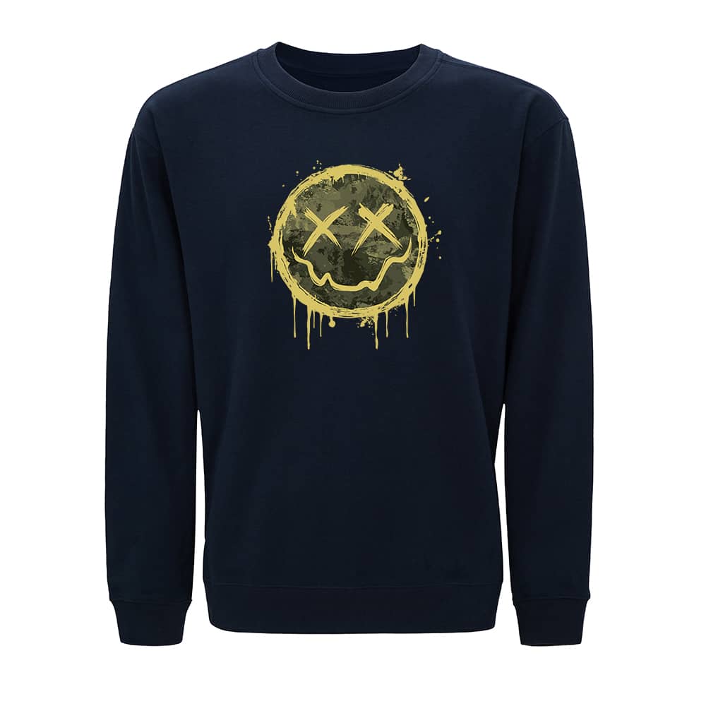 Smiley-sweatshirt i camouflage - Norday SE