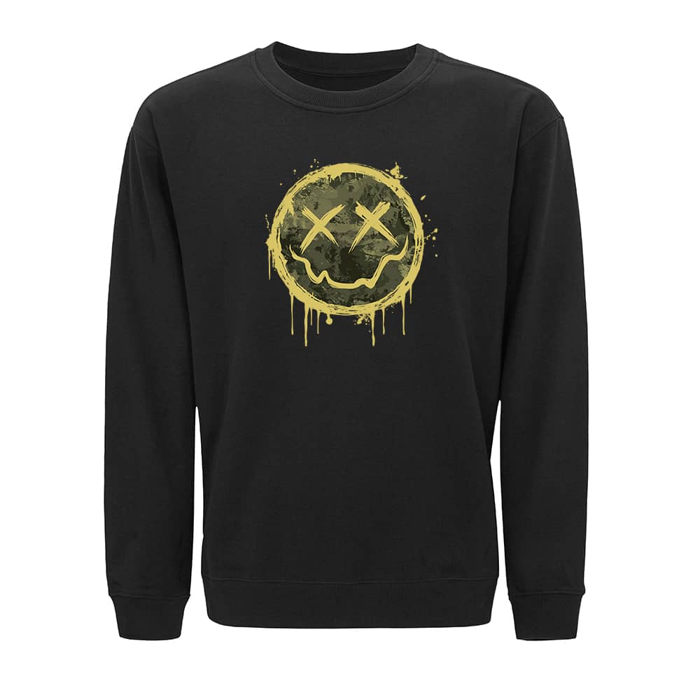 Kamouflert smiley-sweatshirt - Norday SE