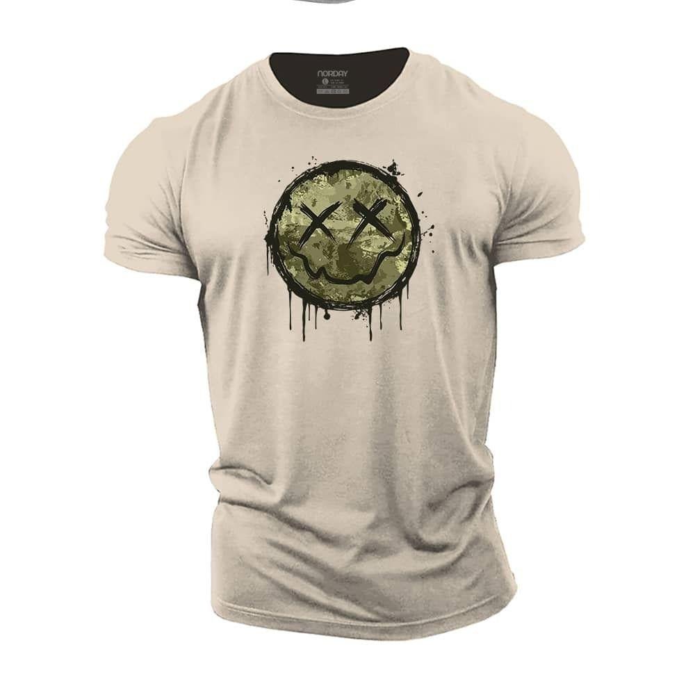 T-skjorte med camouflage og smiley - Norday SE
