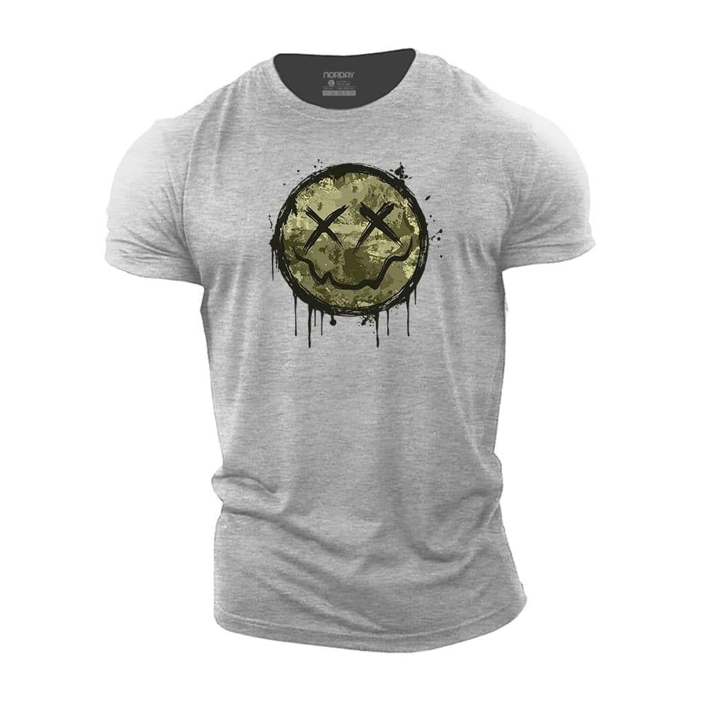 Kamouflert smiley T-skjorte - Norday SE