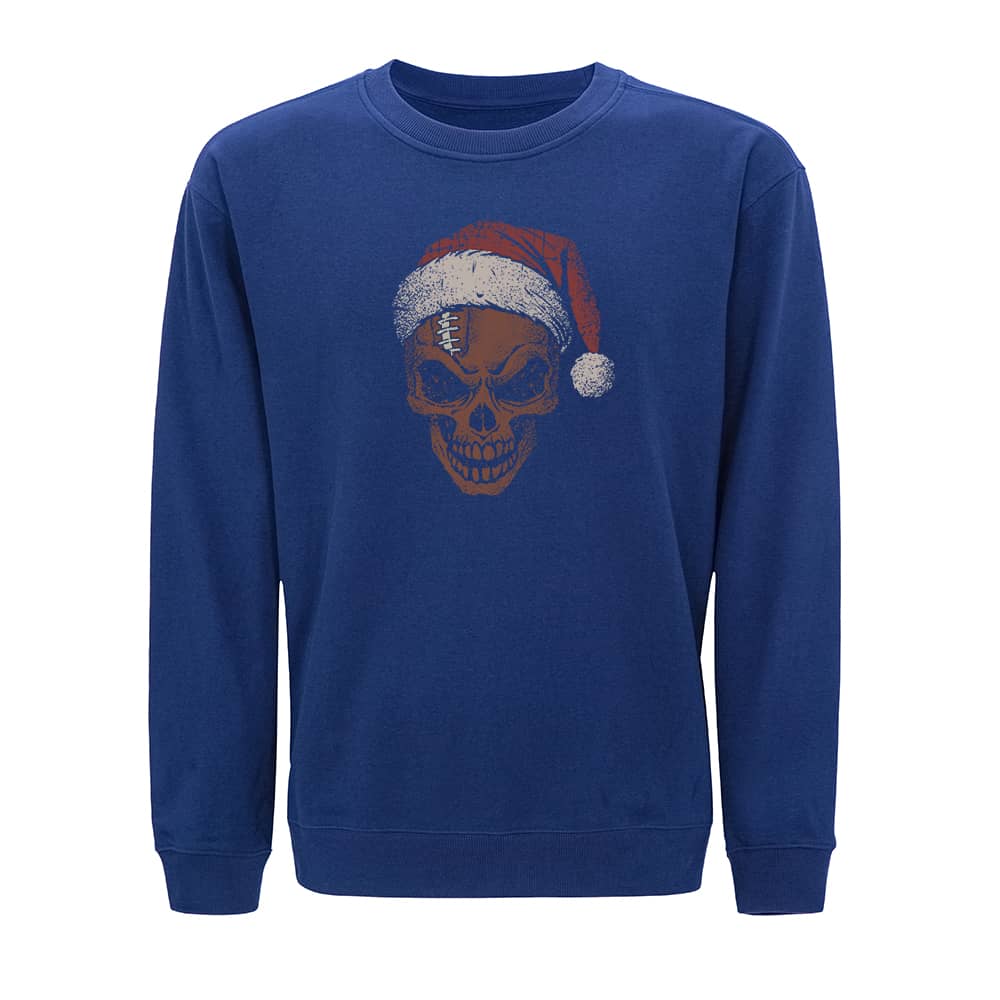 Christmas Football Skull Sweatshirt - Norday SE