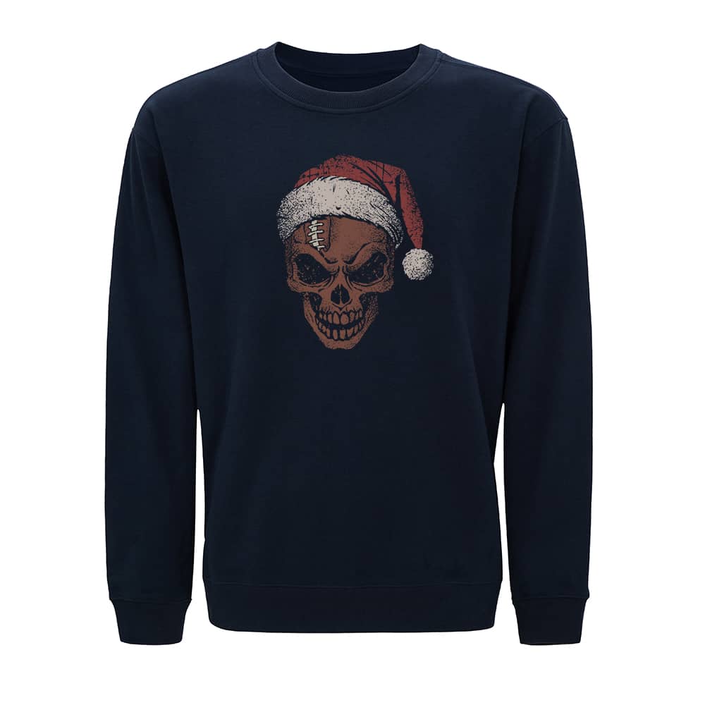 Christmas Football Skull Sweatshirt - Norday SE