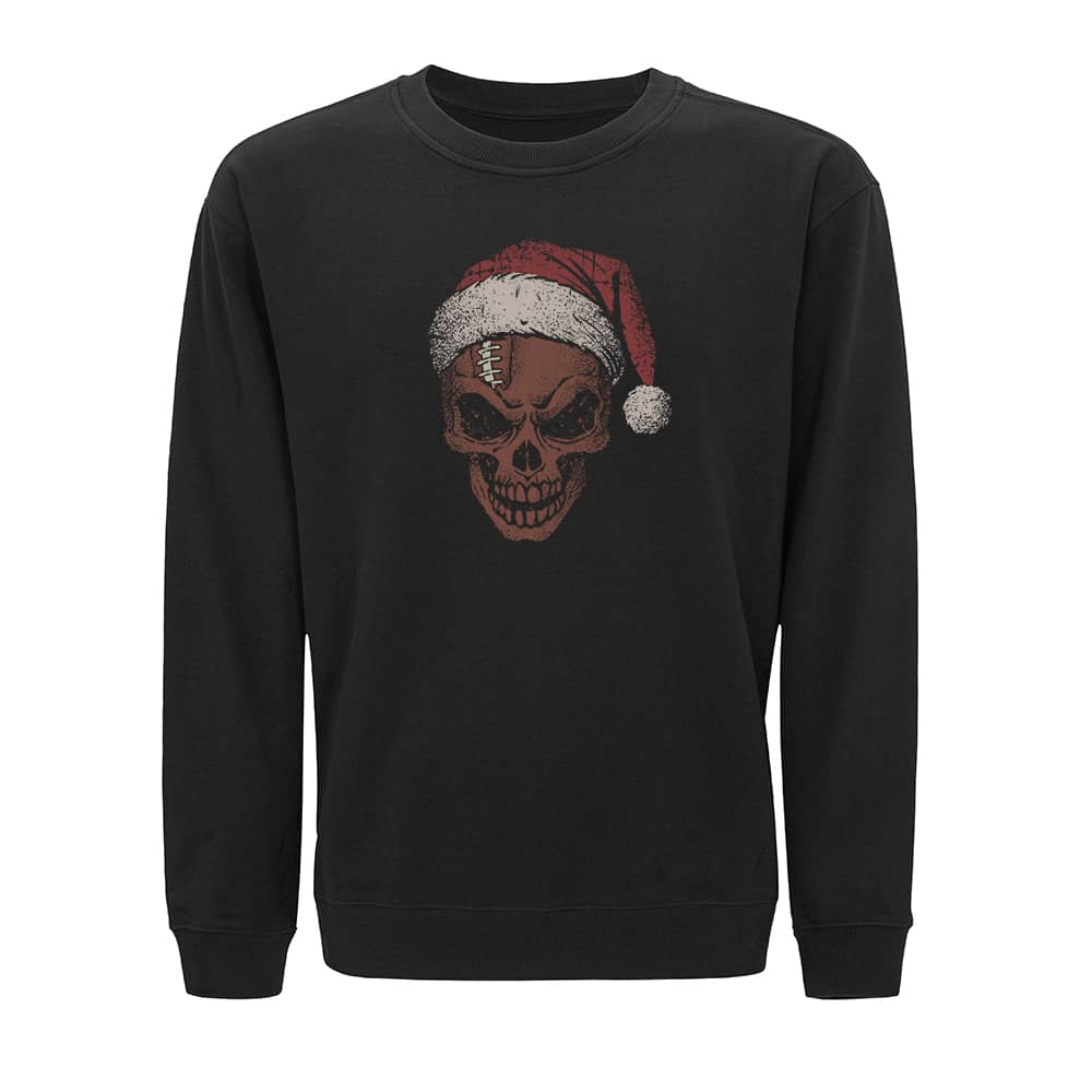 Christmas Football Skull Sweatshirt - Norday SE