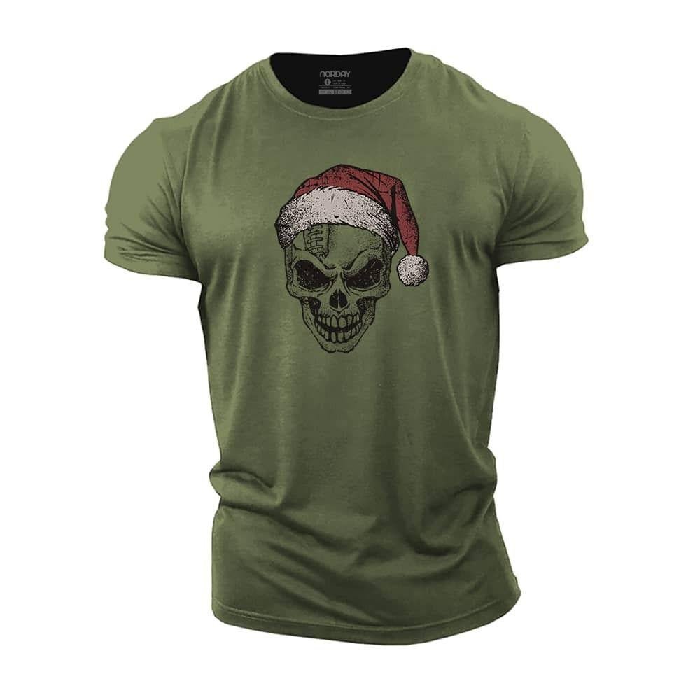 Christmas Football Skull T-Shirt - Norday SE