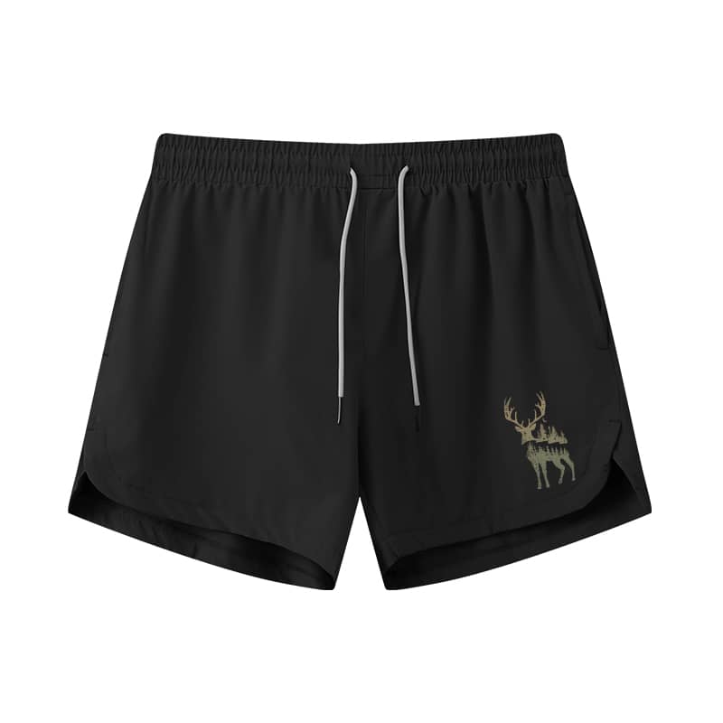 Christmas Forest Athletic Quick - Dry Shorts - Norday SE