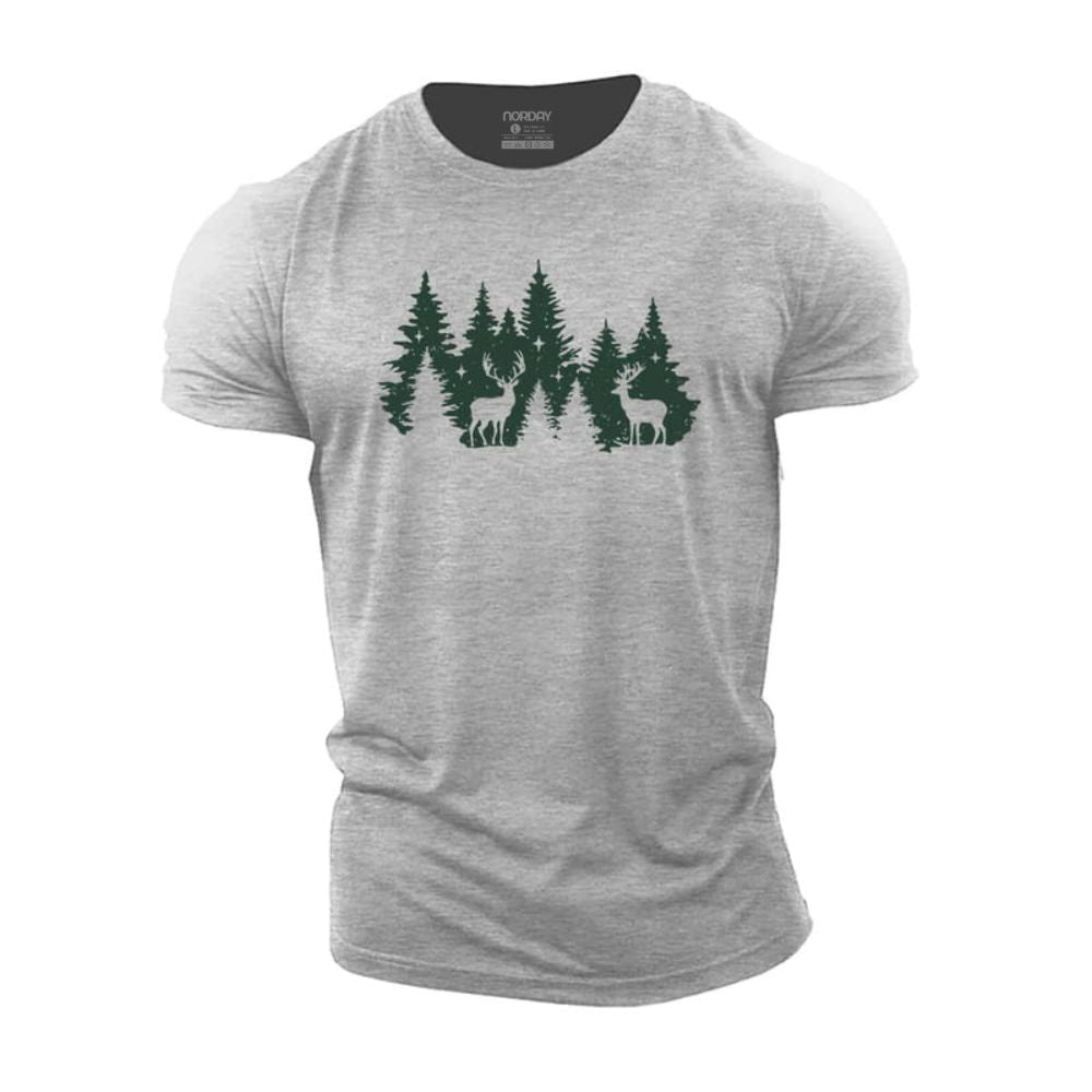 Christmas Forest Deer T-Shirt - Norday SE