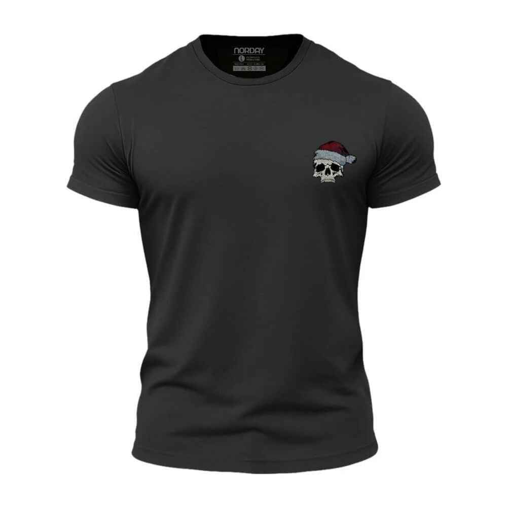 Christmas Hat Skull Athletic Quick - Dry T-Shirt - Norday SE