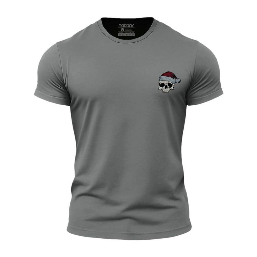 Christmas Hat Skull Athletic Quick - Dry T-Shirt - Norday SE