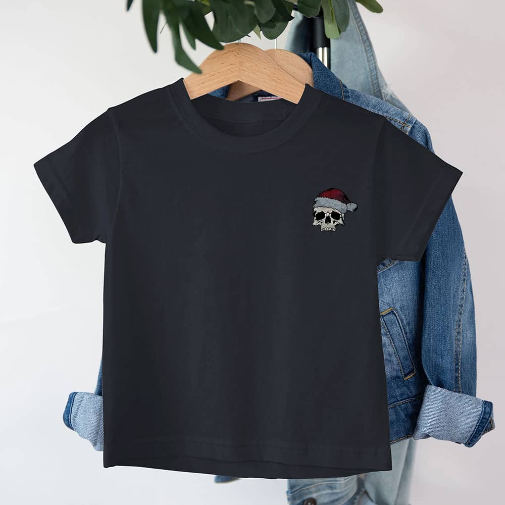 Christmas Hat Skull Barn T-Shirt - Norday SE