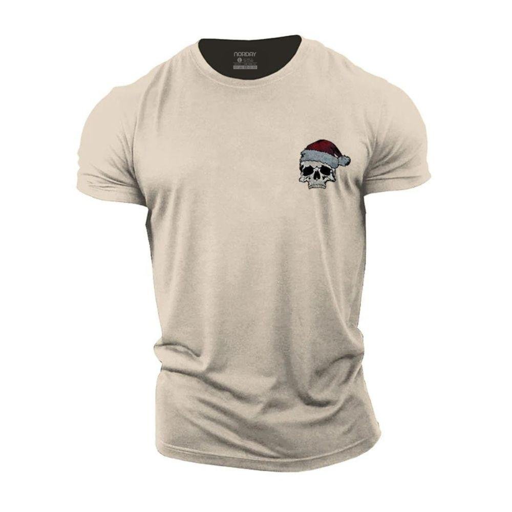 Christmas Hat Skull T-Shirt - Norday SE