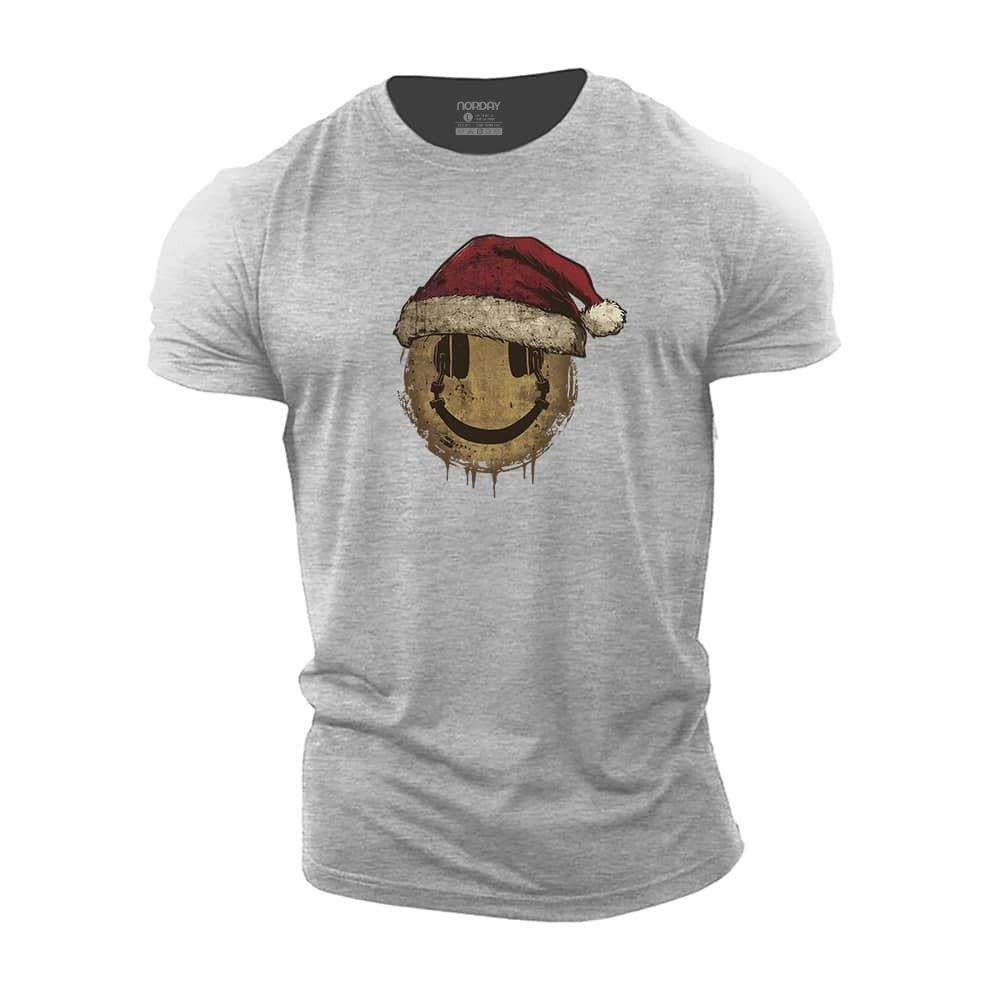 Julhodefoner Smiley T-skjorte - Norday SE
