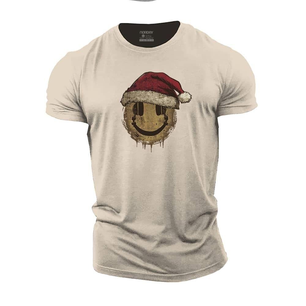 Julehodetelefoner Smiley T-skjorte - Norday SE
