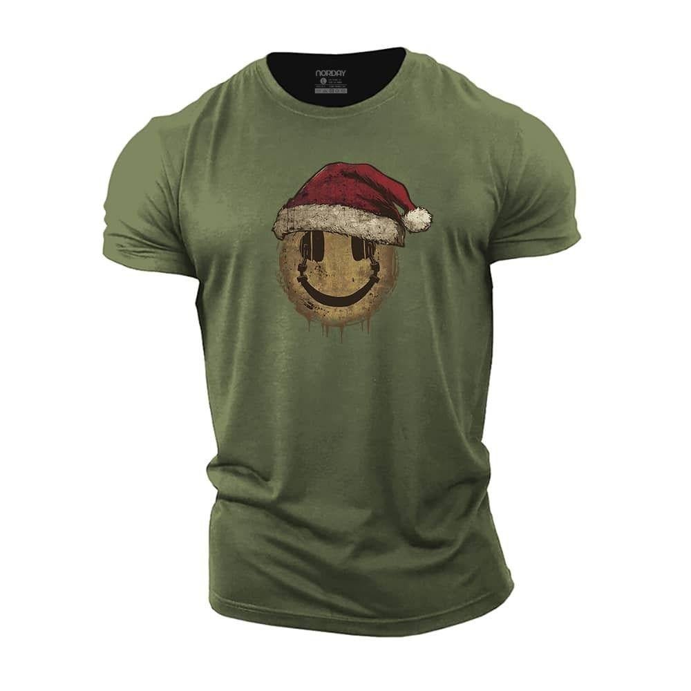 Jul-hodetelefoner Smiley T-skjorte - Norday SE