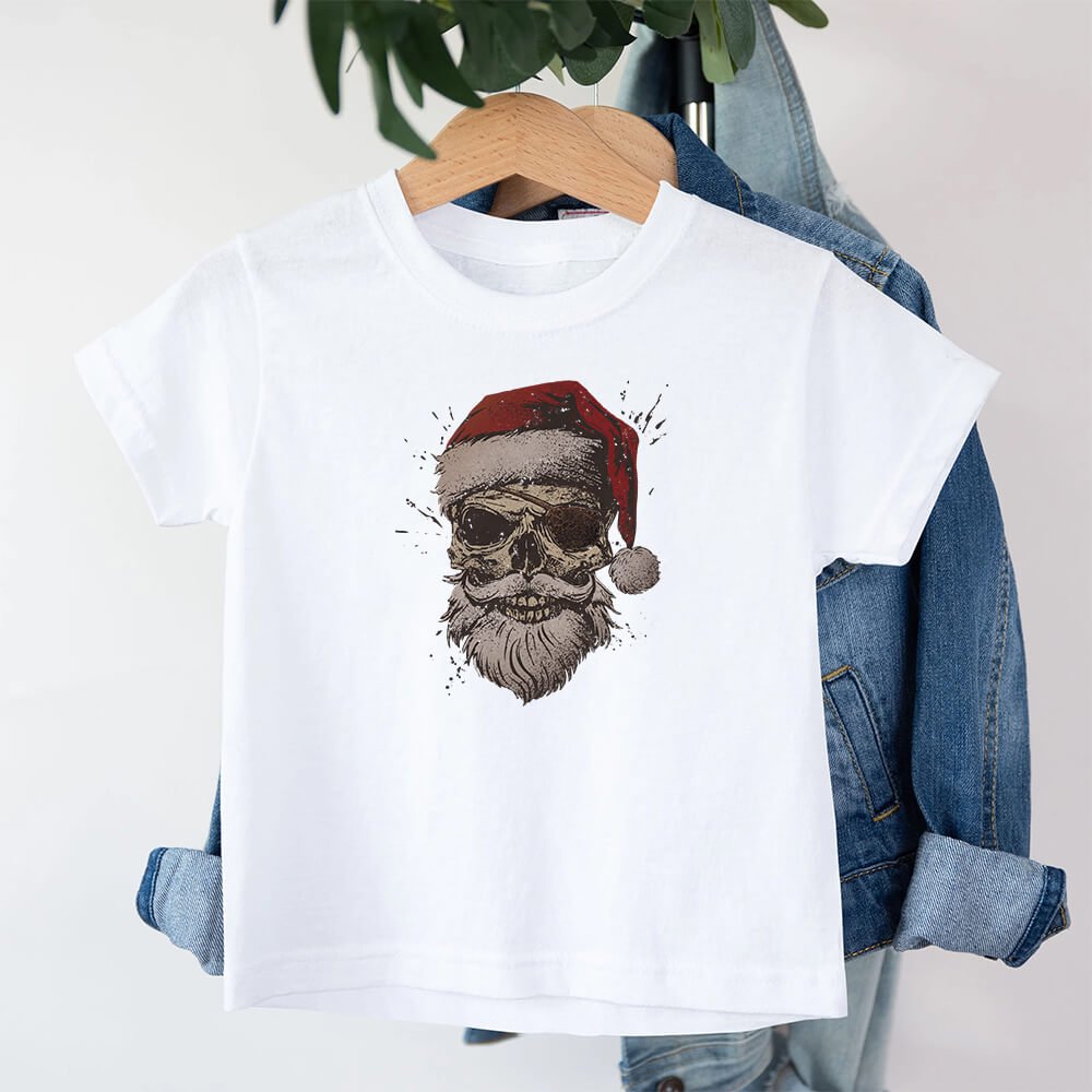 Christmas Pirate Skull Barn T-Shirt - Norday SE