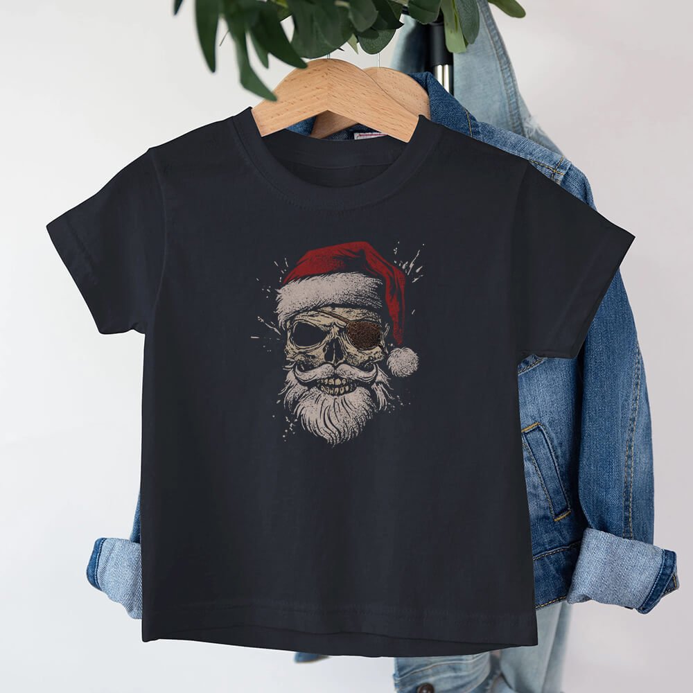 Christmas Pirate Skull Barn T-Shirt - Norday SE