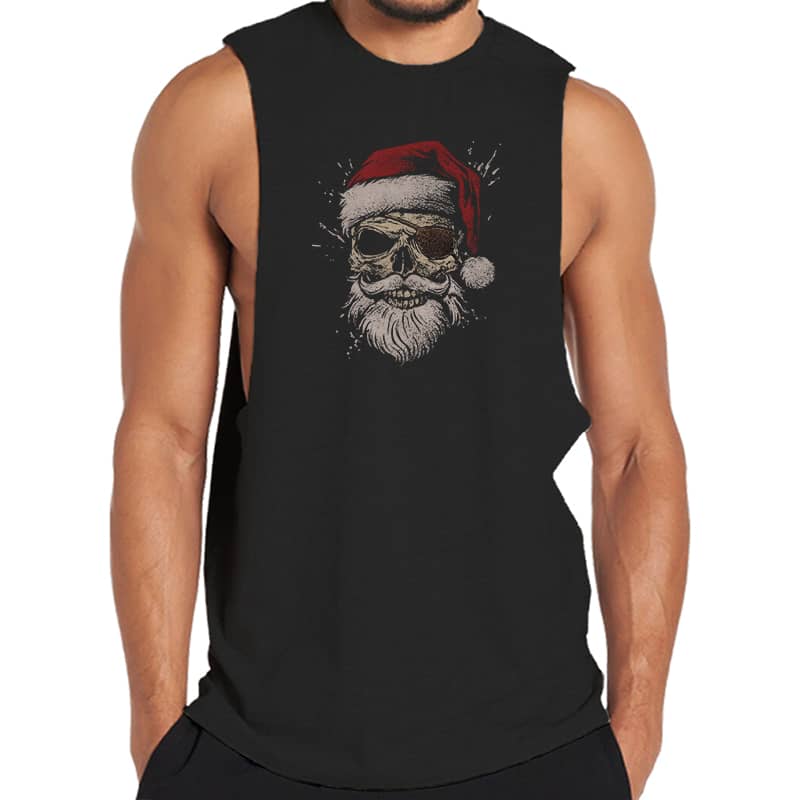 Christmas Pirate Skull Tank Top - Norday SE