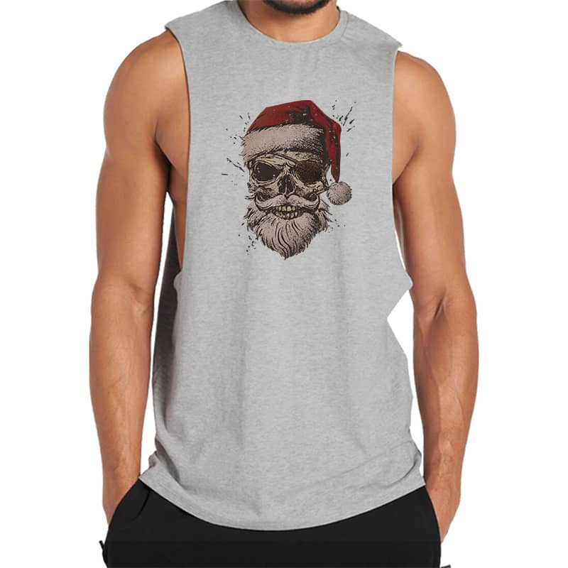 Christmas Pirate Skull Tank Top - Norday SE