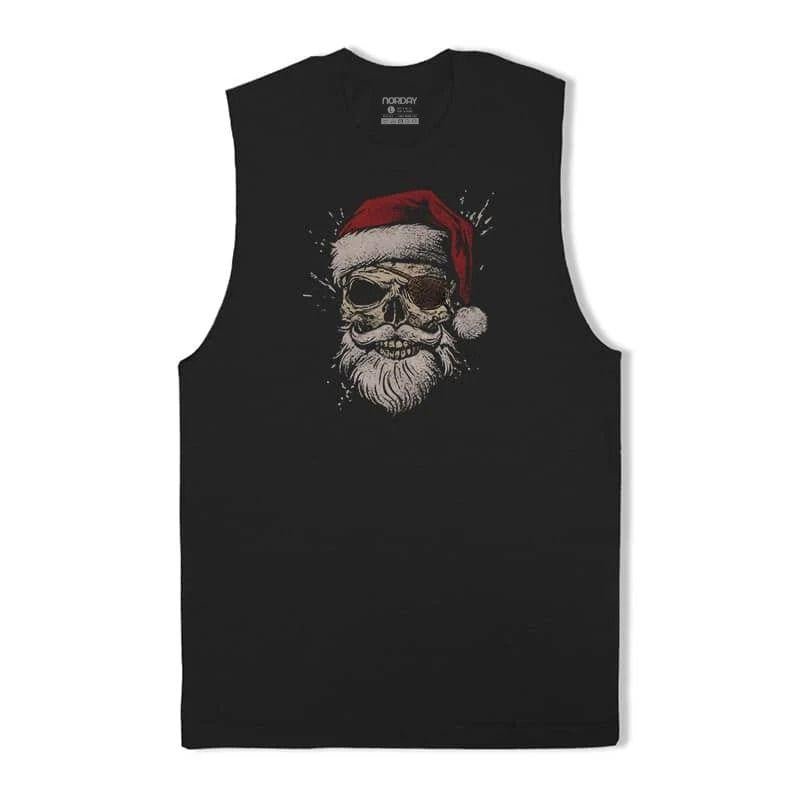Christmas Pirate Skull Tank Top - Norday SE