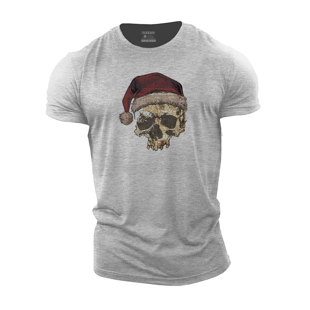 Christmas Skull Newspaper T-Shirt - Norday SE
