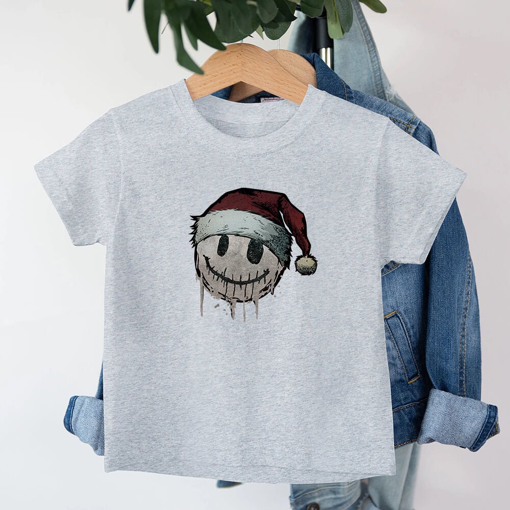 Jul Smiley Barn T-skjorte - Norday SE