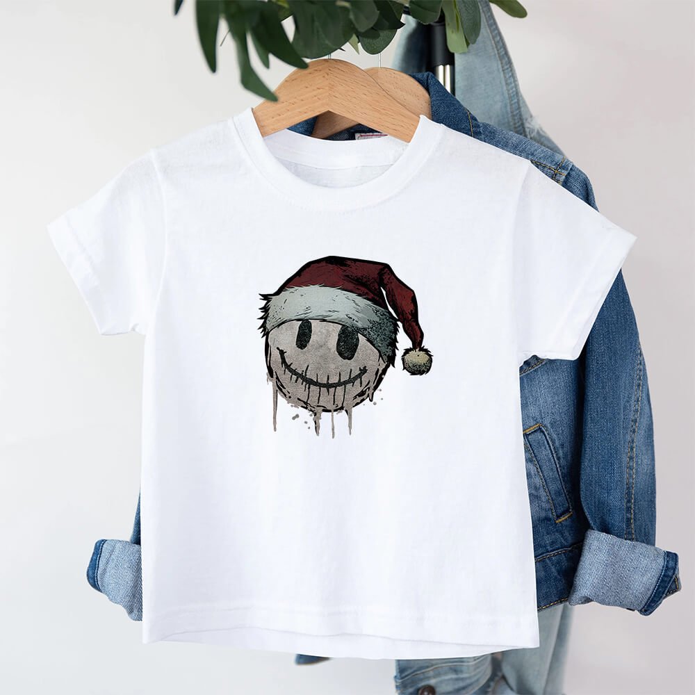 Jul Smiley Barn T-skjorte - Norday SE