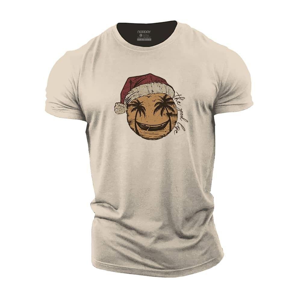 Jul Smiley Palme-Tre T-skjorte - Norday SE