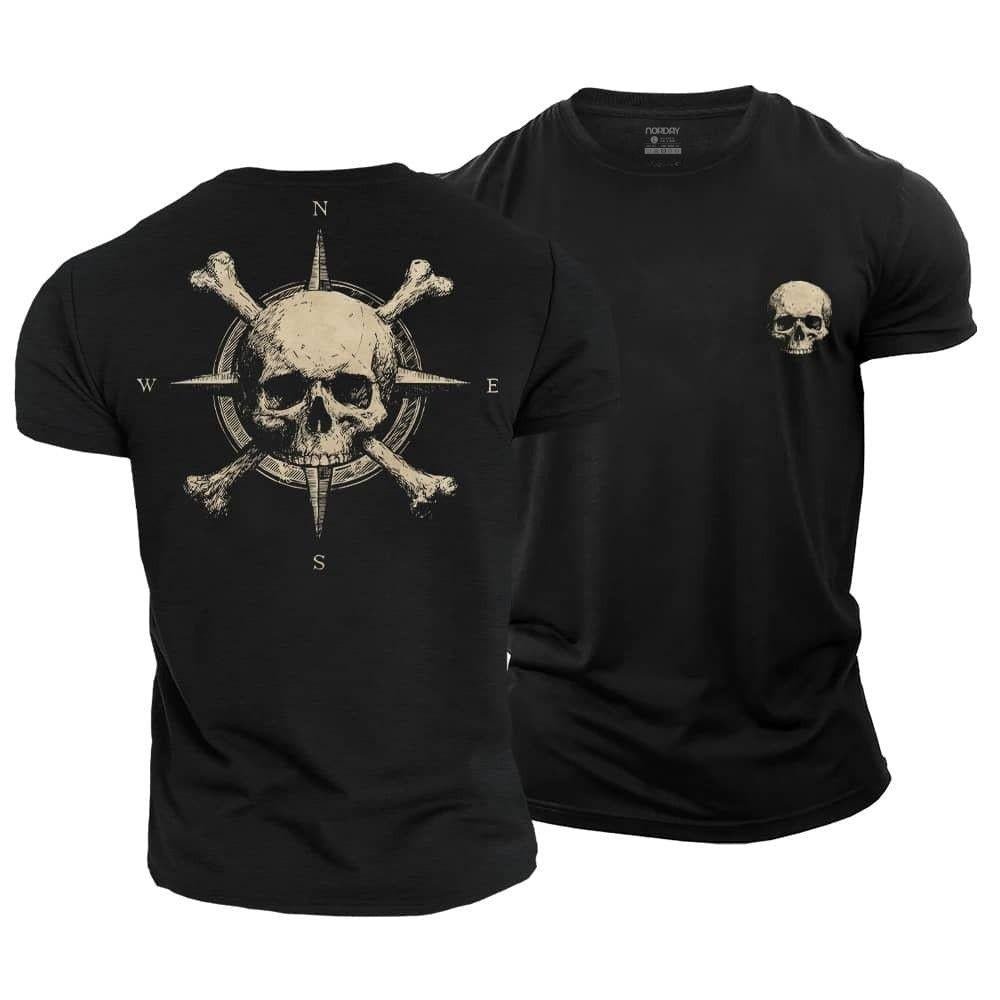 Classic Compass Skull T-Shirt - Norday SE