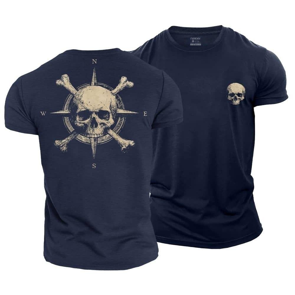 Classic Compass Skull T-Shirt - Norday SE