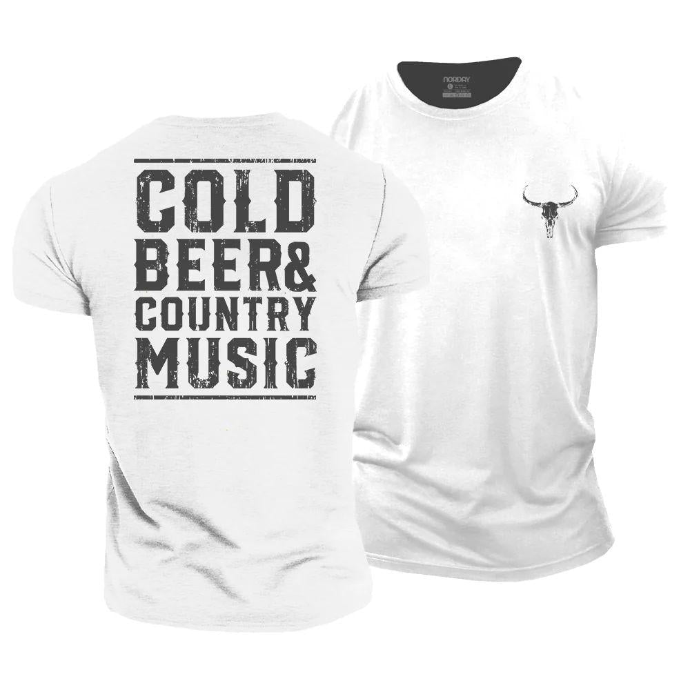 Cold Beer and Country Music T-Shirt - Norday SE