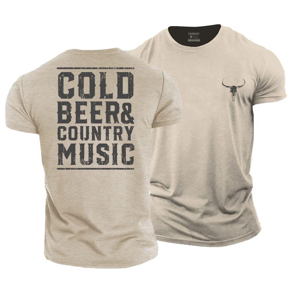 Cold Beer and Country Music T-Shirt - Norday SE