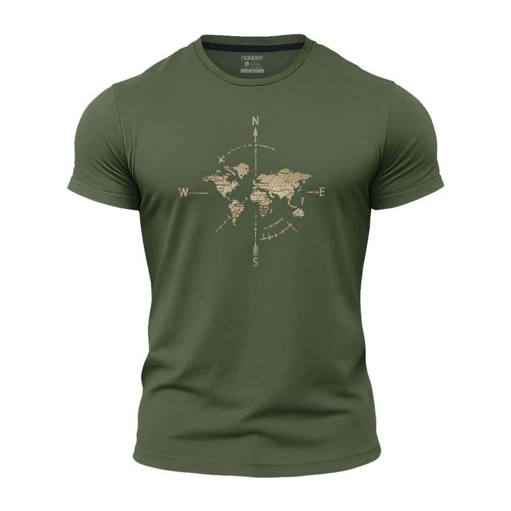 Compass Map Quick - Dry T-Shirt - Norday SE