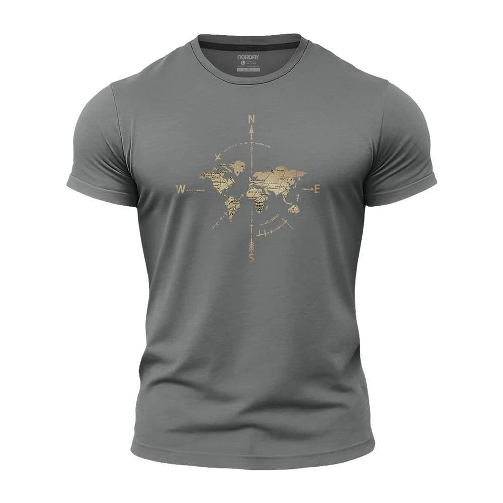 Compass Map Quick - Dry T-Shirt - Norday SE