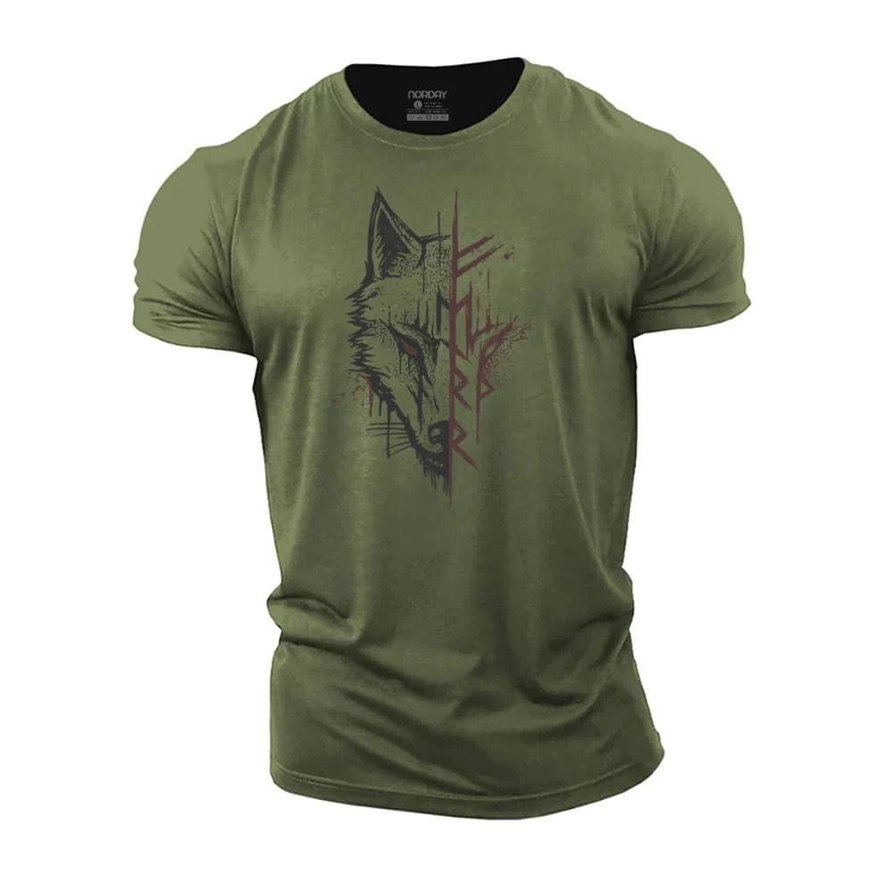 Cool Viking Wolf T-Shirt - Norday SE