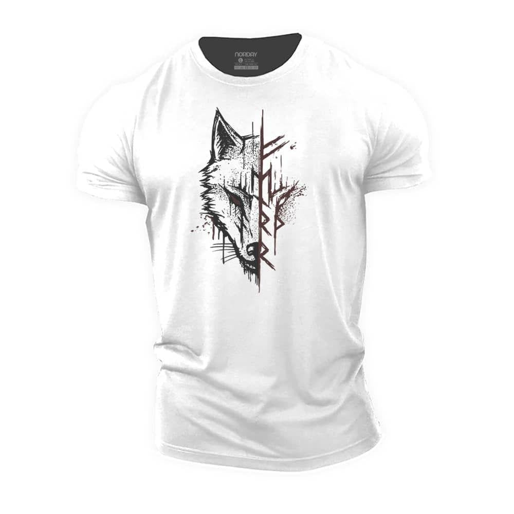 Cool Viking Wolf T-Shirt - Norday SE