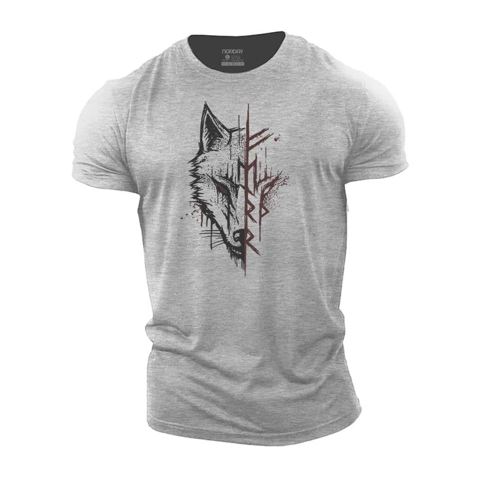 Cool Viking Wolf T-Shirt - Norday SE