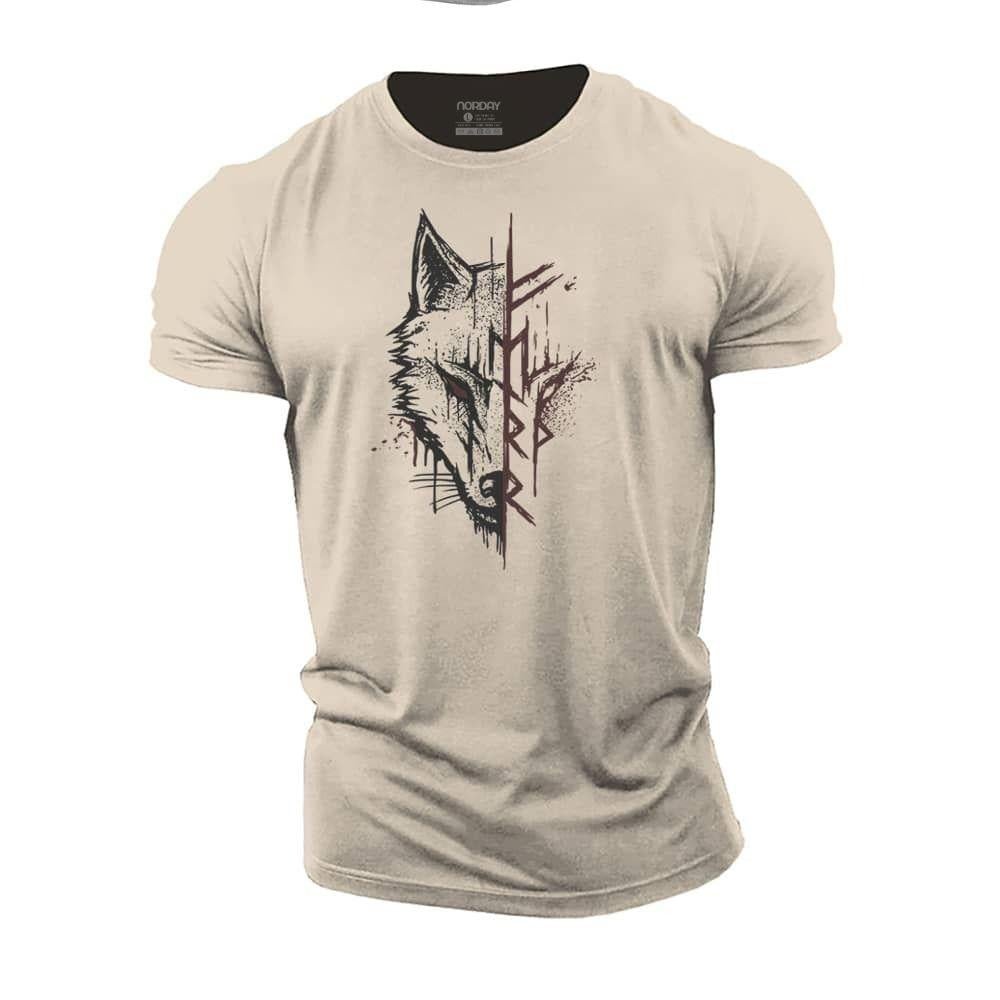 Cool Viking Wolf T-Shirt - Norday SE